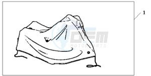 CBR1000RRA BR drawing BODY COVER L