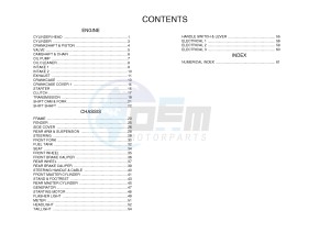 XVS950CR XVS950 CAFE RACER XV950 RACER (B33M) drawing .6-Content