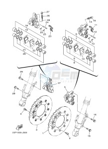 XT1200Z (2BS4) drawing FRONT BRAKE CALIPER