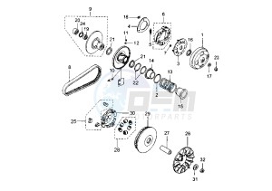 SV - 250 cc drawing CLUTCH