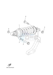 MT07 700 (1WS7 1WS9) drawing REAR SUSPENSION