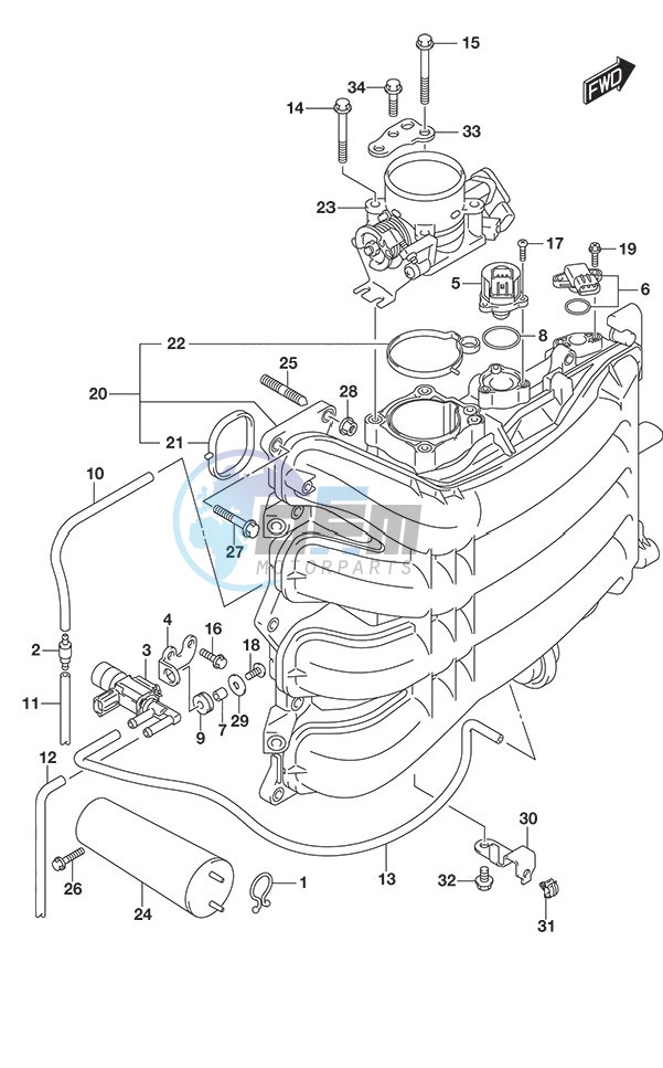 Intake Manifold/Throttle Body