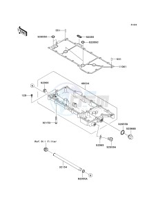 VN 2000 J [VULCAN 2000 CLASSIC LT] (8F-9F) 0J9F drawing OIL PAN