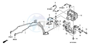 CB1300SA9 Australia - (U / ABS BCT MME TWO TY2) drawing ABS MODULATOR