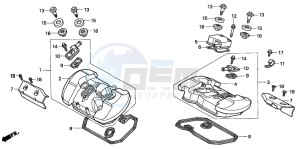 VT750C3 drawing CYLINDER HEAD COVER