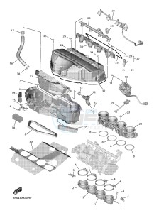 YZF-R6 YZF600 R6 (BN6A) drawing INTAKE