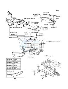 ZZR1400_ABS ZX1400DBF FR GB XX (EU ME A(FRICA) drawing Side Covers/Chain Cover