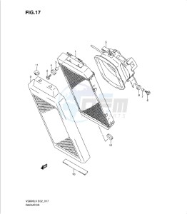 VZ800L0 drawing RADIATOR