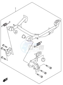 DL1000A drawing OPTIONAL (CENTER STAND SET)