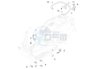 Sprint iGet 125 4T 3V ie ABS (APAC) drawing Side cover - Spoiler