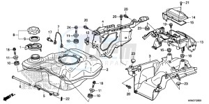 TRX500FM1G TRX500 Europe Direct - (ED) drawing FUEL TANK