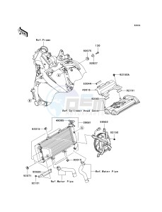 KLE 650 A [VERSYS EUROPEAN] (A7F-A8F) A8F drawing RADIATOR