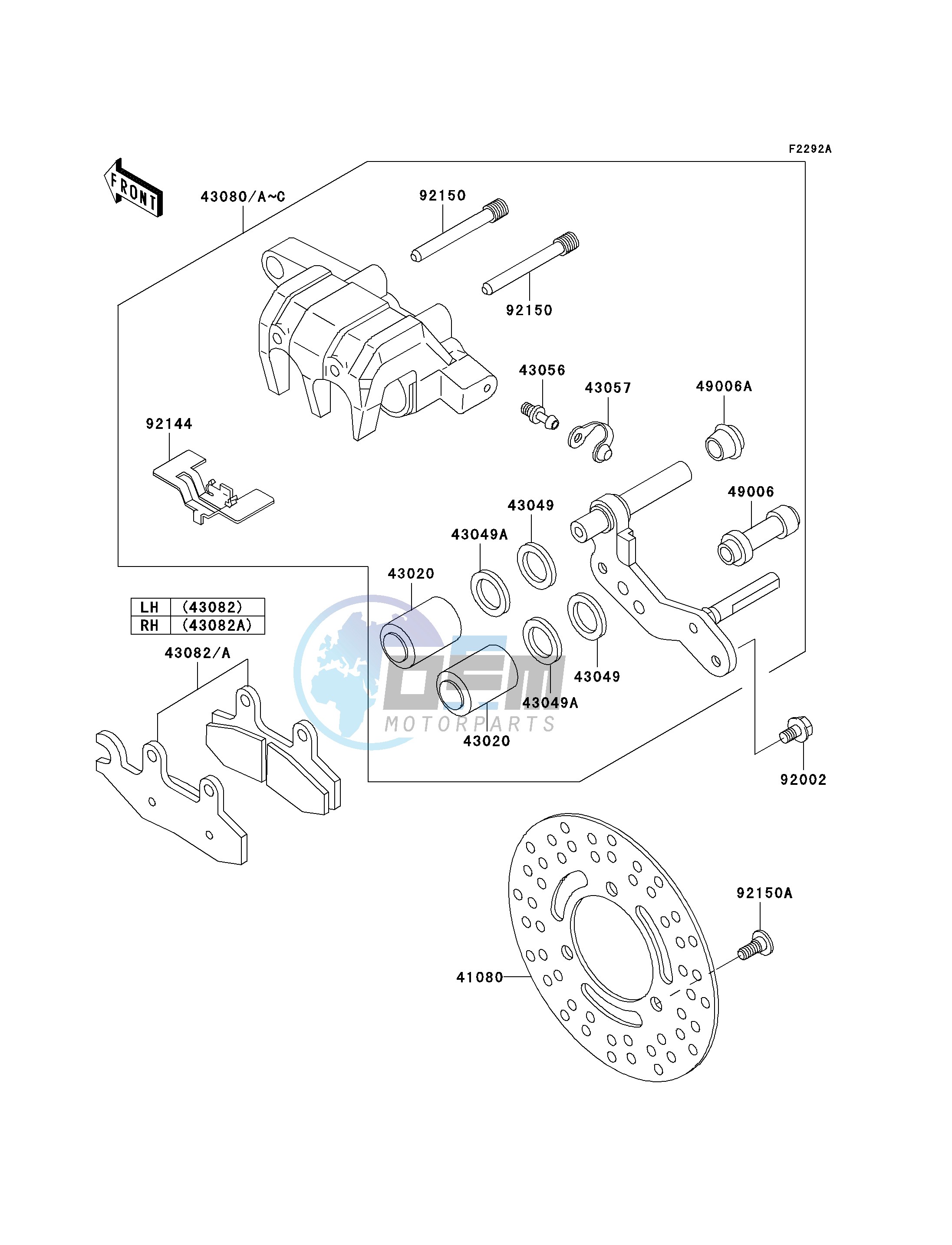 FRONT BRAKE-- C16_C17- -