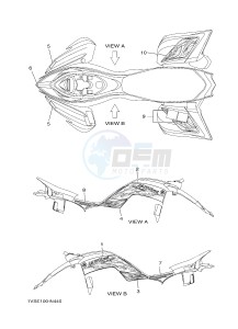 YFM700R YFM700RSE RAPTOR 700 SPECIAL EDITION (1VSE 1VSF) drawing GRAPHICS