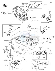 JET SKI ULTRA 310LX JT1500MJF EU drawing Other(Speaker)