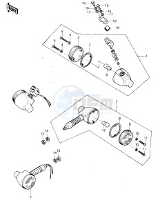 KL 250 A [KLR250] (A3-A4) [KLR250] drawing TURN SIGNALS -- 80-81 KL250-A3_A4- -