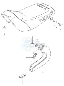 LT50 (P1) drawing SEAT - CHAIN CASE (MODEL L X Y)