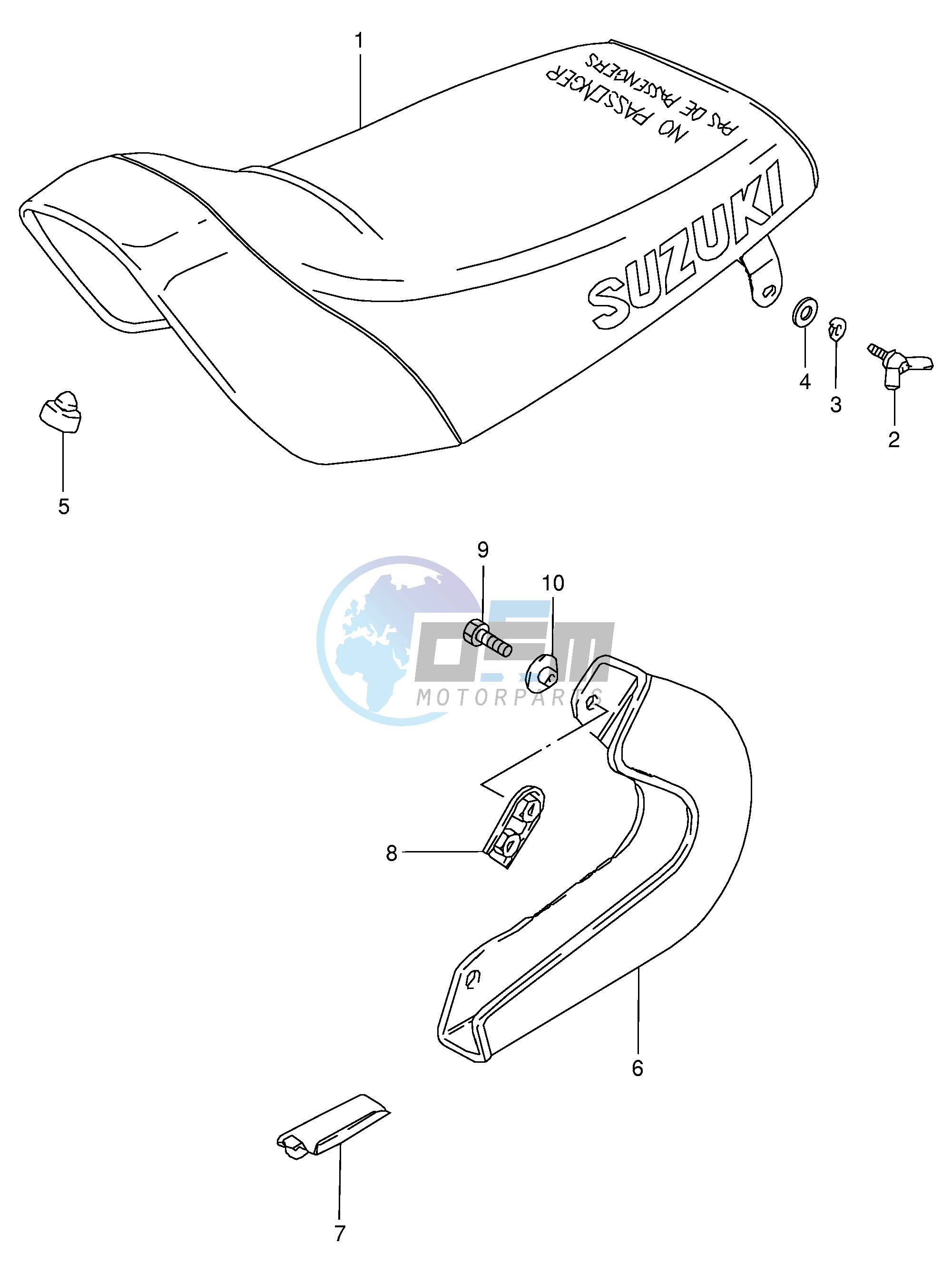 SEAT - CHAIN CASE (MODEL L X Y)