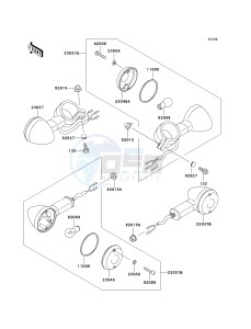 BN 125 A [ELIMINATOR 125] (A6F-A9F) A7F drawing TURN SIGNALS