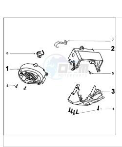 FIGHT 4 50 4T ICEBLADE drawing ENGINE COVER