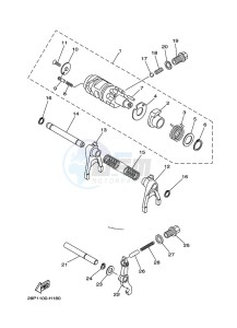 YFM700FWAD GRIZZLY 700 EPS (BLTH) drawing SHIFT CAM & FORK