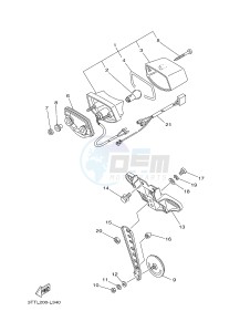 DT125 (3TTP) drawing TAILLIGHT