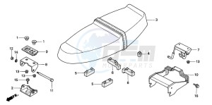 C50 drawing SEAT (C50SP/C50ST)