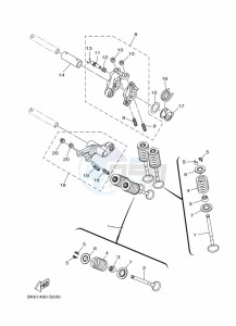 XSR125 MTM125 (BGX3) drawing VALVE