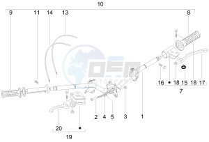 Liberty 125 4t 2v ie ptt (I) Italy drawing Handlebars - Master cilinder