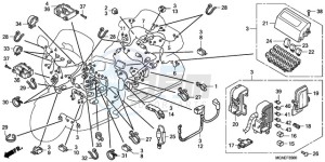 GL1800A France - (F / CMF) drawing WIRE HARNESS