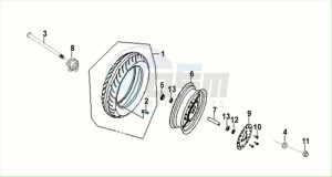 E-FIDDLE (EK4LW2-EU) (M2) drawing FRONT WHEEL