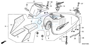 VT750CA9 Ireland - (EK / ST) drawing FUEL TANK