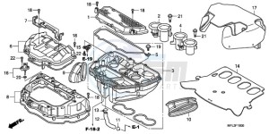 CBR1000RR9 Australia - (U / MK) drawing AIR CLEANER