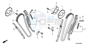 NSA700A9 KO / MME drawing CAM CHAIN/TENSIONER