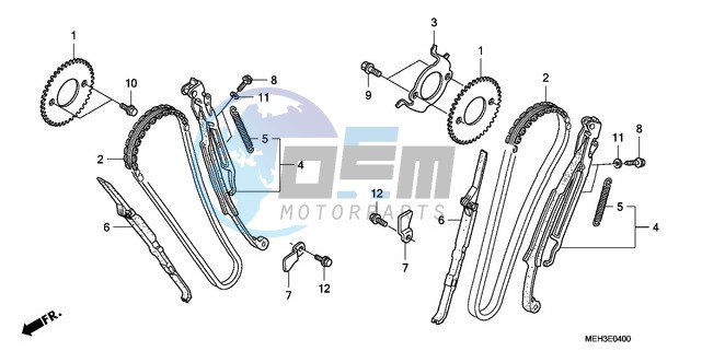 CAM CHAIN/TENSIONER