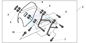 VT1100C3 drawing WINDSHIELD