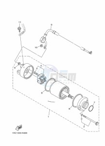 TRACER 900 MTT850 (B5C9) drawing STARTING MOTOR