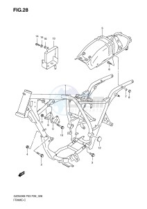 GZ250 (P3) drawing FRAME