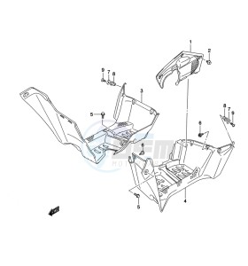 LT-A500X(Z) drawing MUDGUARD