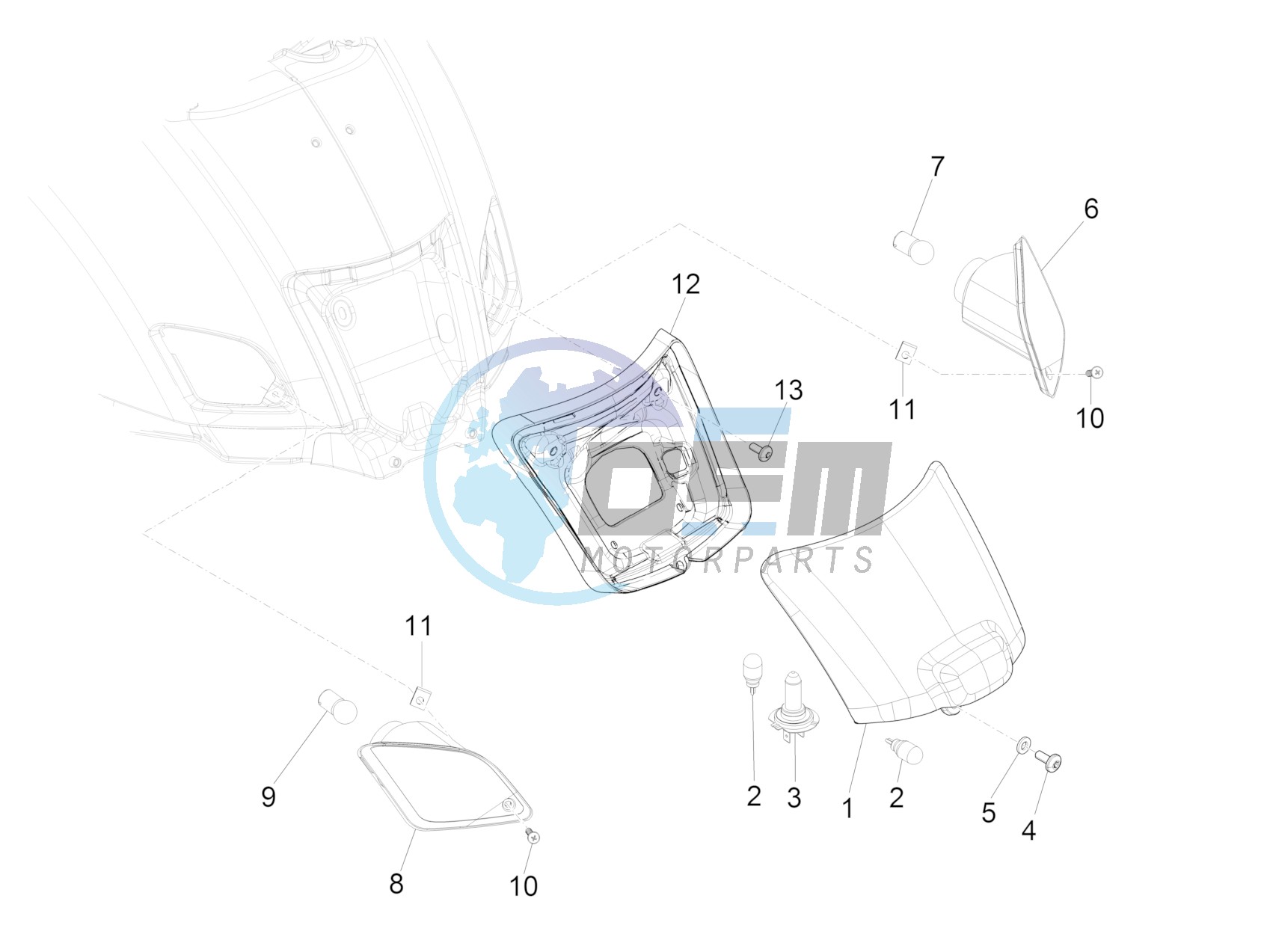 Rear headlamps - Turn signal lamps