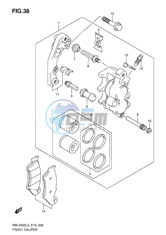 FRONT CALIPER