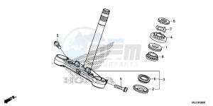 CBR500RAD CBR500R ABS UK - (E) drawing STEERING STEM