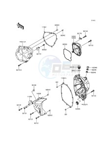 Z800 ABS ZR800DFF UF (UK FA) XX (EU ME A(FRICA) drawing Engine Cover(s)