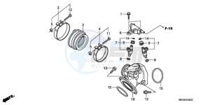 VT750CA9 Australia - (U / ST) drawing INTAKE MANIFOLD