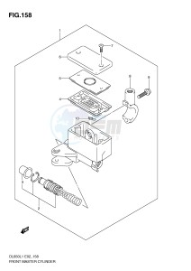 DL650 (E2) V-Strom drawing FRONT MASTER CYLINDER