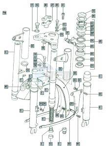 A3 50 drawing Front fork I