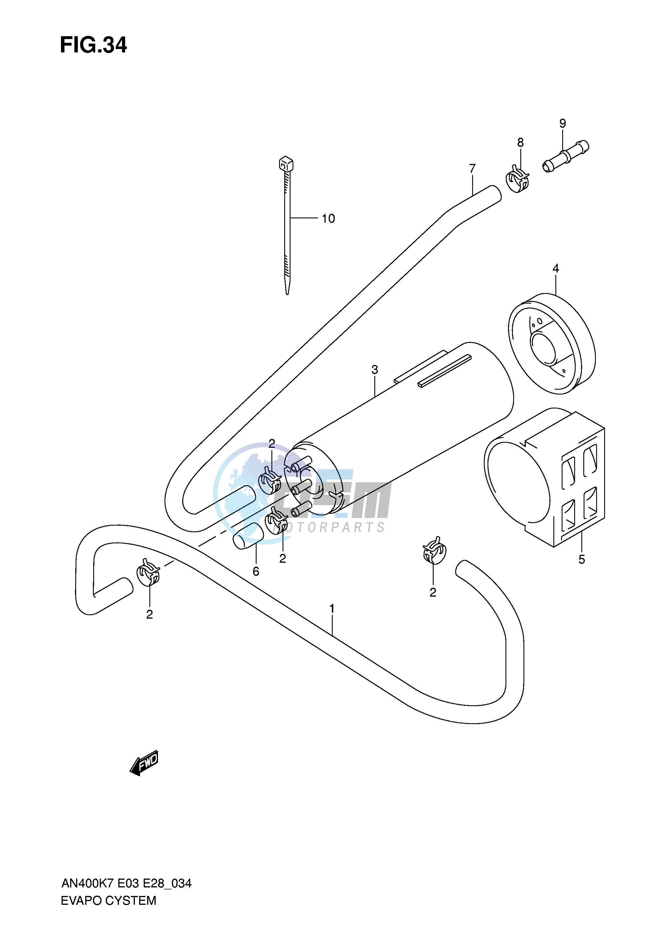 EVAP SYSTEM (E33)