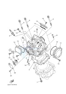 YFM700R YFM700RF RAPTOR 700R (2LS3) drawing CYLINDER HEAD