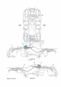 YFM450FWBD YFM45KPHK (BB5L) drawing GRAPHICS