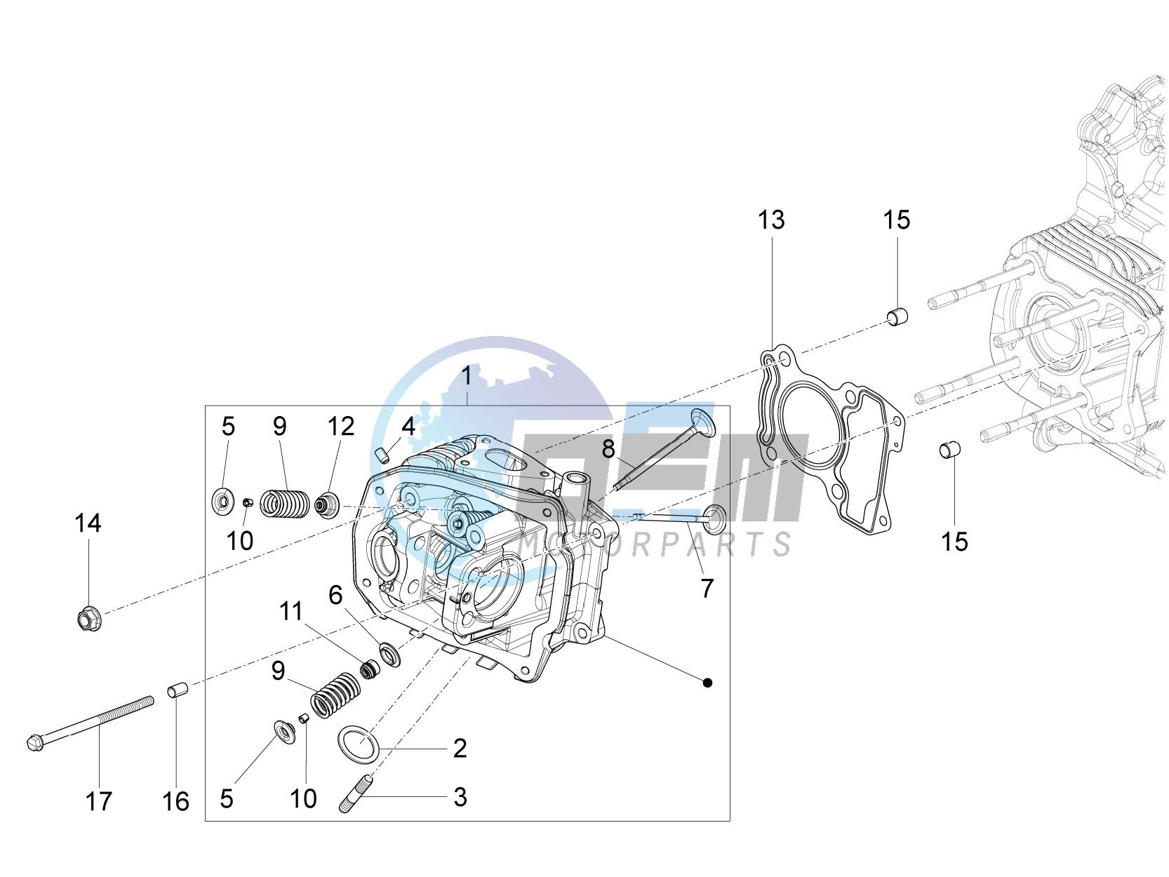 Cylinder head unit - Valve